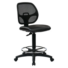 Load image into Gallery viewer, Deluxe Mesh Back Drafting Chair with 20" Diameter Foot ring