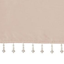 Load image into Gallery viewer, Madison Park Emilia 100% Polyester Lightweight Faux Silk Valance With Beads MP41-6325 By Olliix