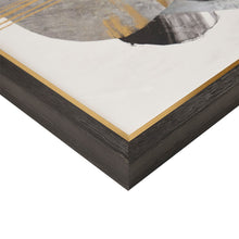 Load image into Gallery viewer, Auric Beam Abstract Gold Foil Framed Embellished Canvas MP95C-0285