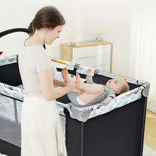 Load image into Gallery viewer, Portable Baby Playard Playpen Nursery Center with Changing Station