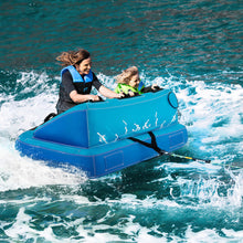 Load image into Gallery viewer, 2 Person Water Sport Inflatable Towable Tubes for Boating-Blue