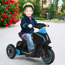 Load image into Gallery viewer, 6V 3 Wheel Toddler Ride-On Electric Motorcycle with Music Horn-Black