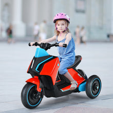 Load image into Gallery viewer, 6V 3 Wheel Toddler Ride-On Electric Motorcycle with Music Horn-Red