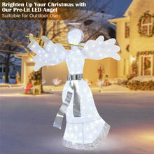 Load image into Gallery viewer, Pre-Lit Angel Christmas Decoration with 100 LED Lights