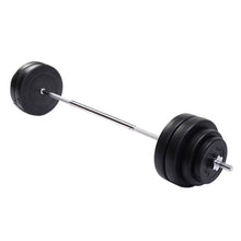 Load image into Gallery viewer, 132 lbs Gym Lifting Exercise Barbell Dumbbell Set