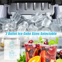 Load image into Gallery viewer, 33 LBS/24 H Ice Maker Machine with Scoop and Basket-Black