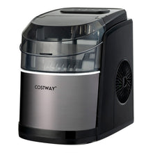 Load image into Gallery viewer, Countertop Ice Maker 26.5lbs/Day with Self-Cleaning Function and Flip Lid-Black