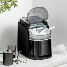 Load image into Gallery viewer, Countertop Ice Maker 26.5lbs/Day with Self-Cleaning Function and Flip Lid-Black