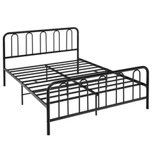 Load image into Gallery viewer, Full Size/Queen Size Metal Bed Frame with Headboard and Footboard-Queen Size