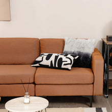 Load image into Gallery viewer, Modular L-shaped Sectional Sofa with Reversible Chaise and 2 USB Ports-Orange