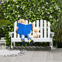 Load image into Gallery viewer, 2 Person Adirondack Rocking Chair with Slatted seat-White