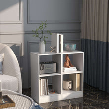 Load image into Gallery viewer, 2 Pieces 2-tier Bookcase Set with Anti-toppling Device