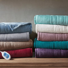 Load image into Gallery viewer, Heated Plush Throw BR54-1924 By Olliix