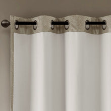 Load image into Gallery viewer, Bentley Ogee Knitted Jacquard Total Blackout Panel SS40-0121 By Olliix