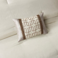 Load image into Gallery viewer, Olliix Genevieve 100% Polyester Solid 7Pcs Comforter Set By Madison Park MP10-6567