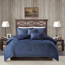 Load image into Gallery viewer, Woolrich Perry Oversized Denim Comforter Set -Full Wr10-2192