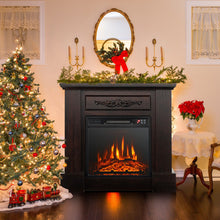 Load image into Gallery viewer, 32 Inch Electric Fireplace with Mantel and Remote Control
