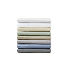 Load image into Gallery viewer, Olliix 525 Thread Count 53% Cotton 47% Polyester Cross Weave Sateen Sheet Set By Madison Park MP20-6519