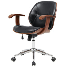 Load image into Gallery viewer, Samuel PU Bamboo Office Chair w/ Armrest