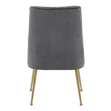 Load image into Gallery viewer, Cedric KD Fabric Dining Side Chair Gold Legs, (Set of 2)