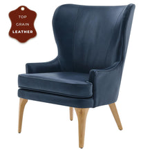 Load image into Gallery viewer, Bjorn Top Grain Leather Accent Chair