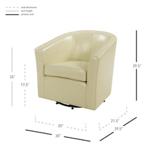 Load image into Gallery viewer, Hayden Swivel Bonded Leather Chair
