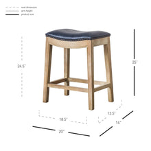 Load image into Gallery viewer, Elmo Bonded Leather Counter Stool