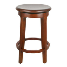 Load image into Gallery viewer, Foxy Mahogany Swivel Counter Stool