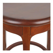 Load image into Gallery viewer, Foxy Mahogany Swivel Counter Stool