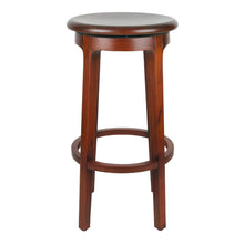 Load image into Gallery viewer, Foxy Mahogany Swivel Bar Stool