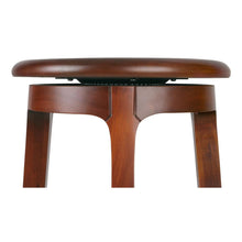 Load image into Gallery viewer, Foxy Mahogany Swivel Bar Stool