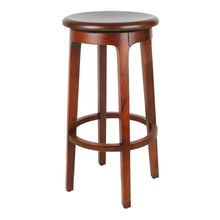 Load image into Gallery viewer, Foxy Mahogany Swivel Bar Stool