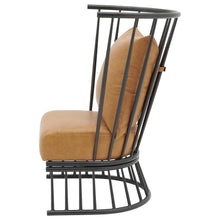 Load image into Gallery viewer, Jupiter KD PU Metal Accent Chair