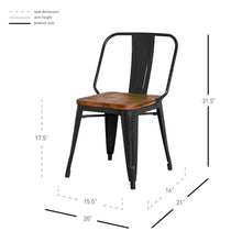 Load image into Gallery viewer, Brian Metal Side Chair, (Set of 4)