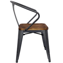 Load image into Gallery viewer, Metropolis Metal Arm Chair, (Set of 4)