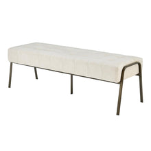 Load image into Gallery viewer, Venturi Fabric Tufted Bench