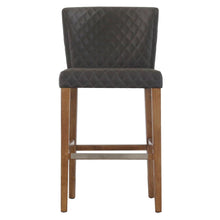 Load image into Gallery viewer, Albie Diamond Stitching PU Leather Counter Stool