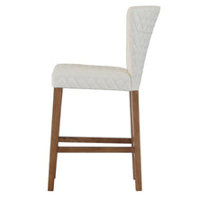 Load image into Gallery viewer, Albie Diamond Stitching PU Leather Counter Stool