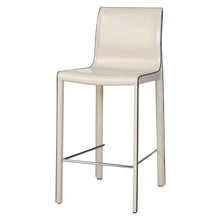 Load image into Gallery viewer, Gervin Recycled Leather Counter Stool, (Set of 2)
