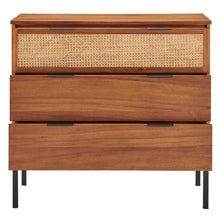 Load image into Gallery viewer, Caine Rattan Chest 3 Drawers