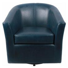 Load image into Gallery viewer, Ernest Bonded Leather Swivel Chair