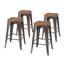 Load image into Gallery viewer, Metropolis Backless Counter Stool, (Set of 4)