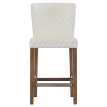 Load image into Gallery viewer, Albie Diamond Stitching PU Leather Counter Stool
