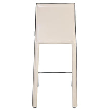 Load image into Gallery viewer, Gervin Recycled Leather Counter Stool, (Set of 2)
