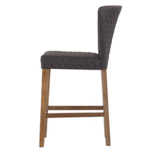 Load image into Gallery viewer, Albie Diamond Stitching PU Leather Counter Stool