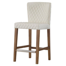 Load image into Gallery viewer, Albie Diamond Stitching PU Leather Counter Stool