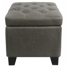 Load image into Gallery viewer, Julian Rectangular Bonded Leather Storage Ottoman