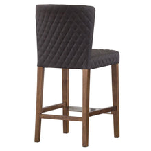 Load image into Gallery viewer, Albie Diamond Stitching PU Leather Counter Stool