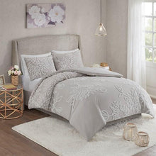 Load image into Gallery viewer, Madison Park Veronica 3 Piece Tufted Cotton Chenille Floral Comforter Set MP10-6392 By Olliix
