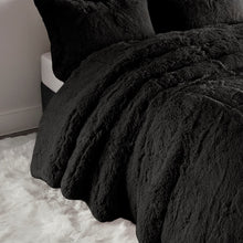 Load image into Gallery viewer, Malea Shaggy Faux Fur Comforter Set Twin/Twin Xl ID10-1920 By Olliix